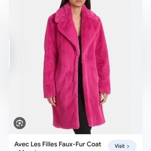 Avec Lee Filles faux fur coat Small